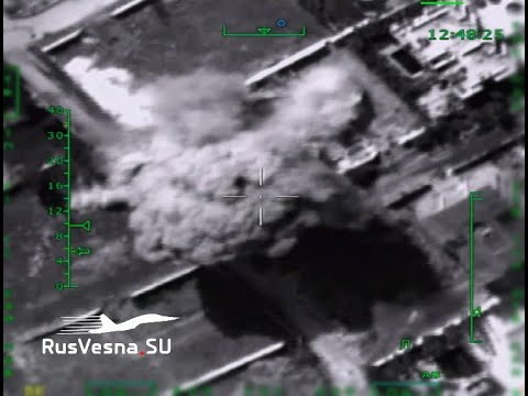 URGENTE: I militari sono stati attaccati, le forze aerospaziali russe hanno scoperto e stanno distruggendo strutture nemiche segrete in Siria (VIDEO)