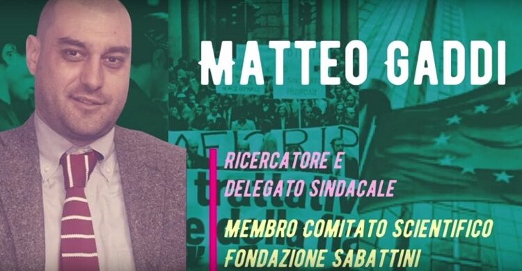 Intervista a Matteo Gaddi: Crisi, organizzazione e trasformazione del lavoro [VIDEO]