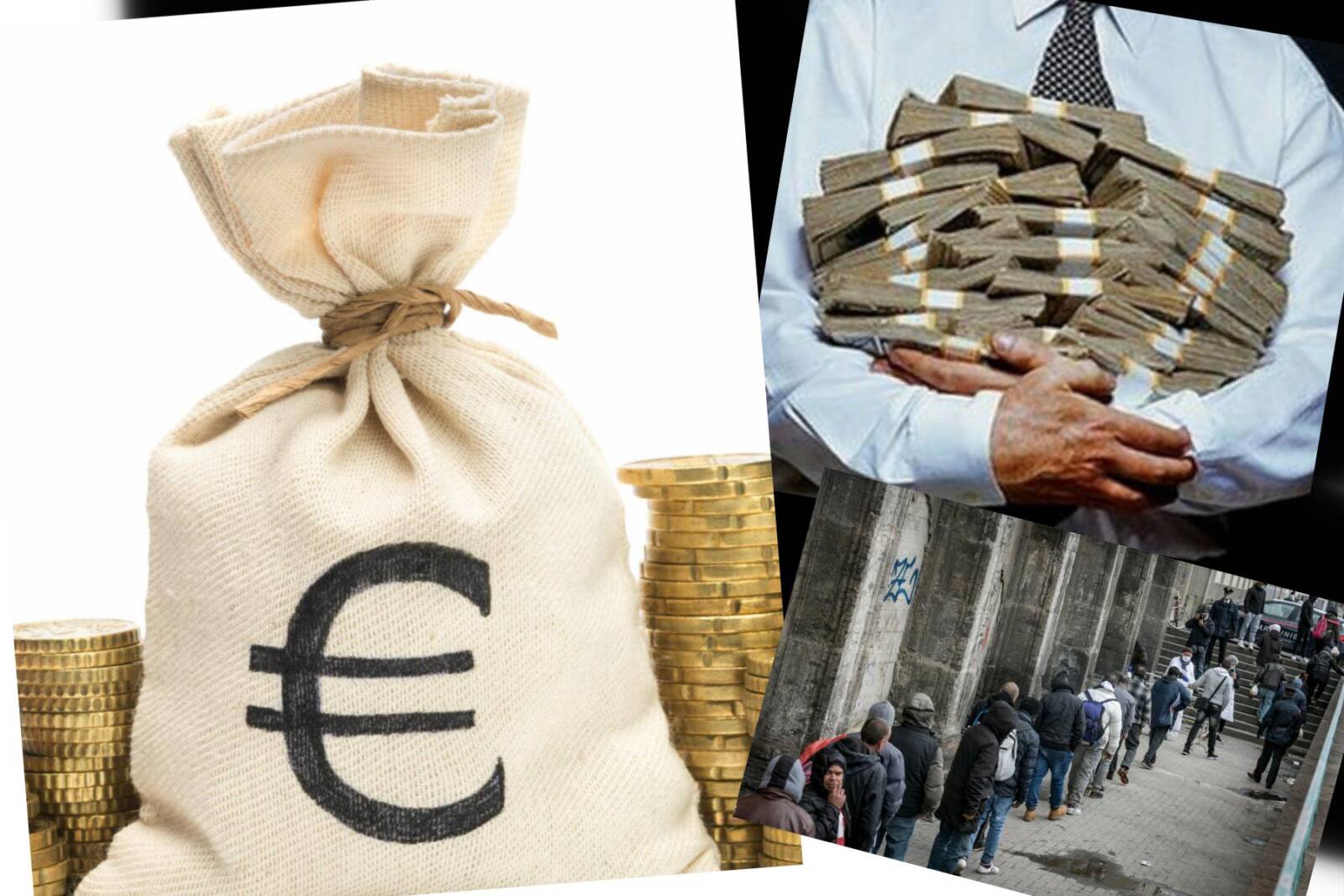 Euro: carestia monetaria per il popolo, abbuffata di denaro per l’élite finanziaria