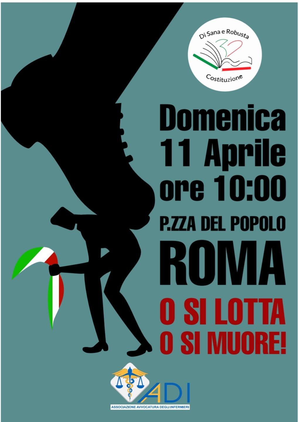 Roma, 11 aprile in piazza. “Siamo al punto di non ritorno: o si lotta o si muore!”