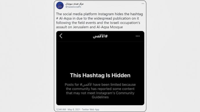 Twitter e Instagram si giustificano per la censura sulla Palestina: “Errori di sistema”