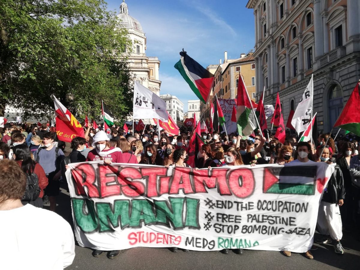 Sabato si torna in piazza per la Palestina. Appuntamento a Roma