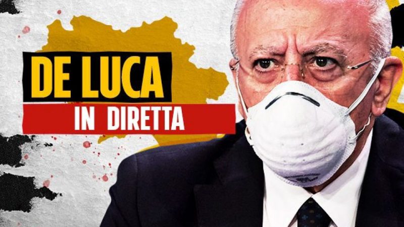 Vaccini e lockdown in Campania: gli ultimi deliri di Vincenzo De Luca
