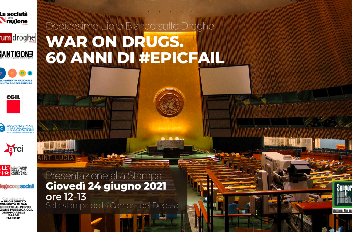 War on Drugs. 60 anni di #epicfail. La Conferenza stampa