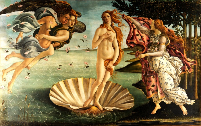 La 'Venere' di Botticelli.