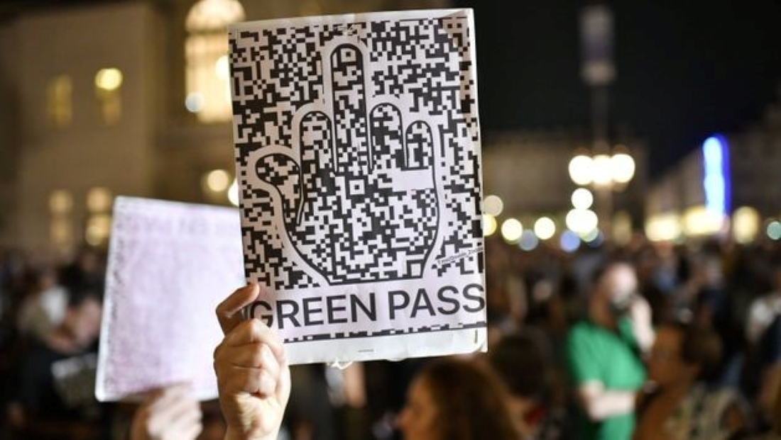 no green pass proteste