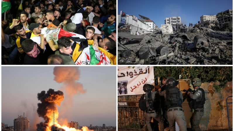 Attacchi israeliani su Gaza e scontri al confine con 41 palestinesi feriti