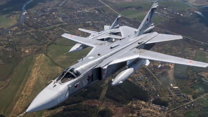 Il Jet russo Su-24 ha sganciato bombe vicino al cacciatorpediniere della NATO