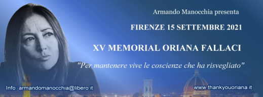 Memorial Oriana Fallaci XV edizione