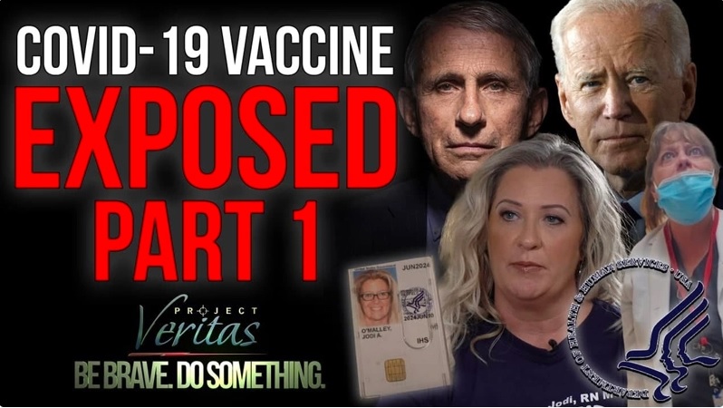 Project Veritas: Whistleblower dell’HHS rivela che il governo federale nasconde i dati sugli effetti collaterali dei vaccini