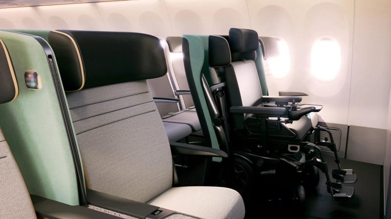 Air4All, sedile d’aereo che diventa sedia a rotelle per i portatori di disabilità