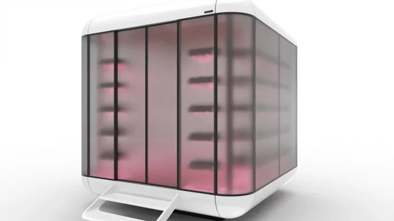 Emotioncube, mini serra walk-in: la prima soluzione in serie per microgreen