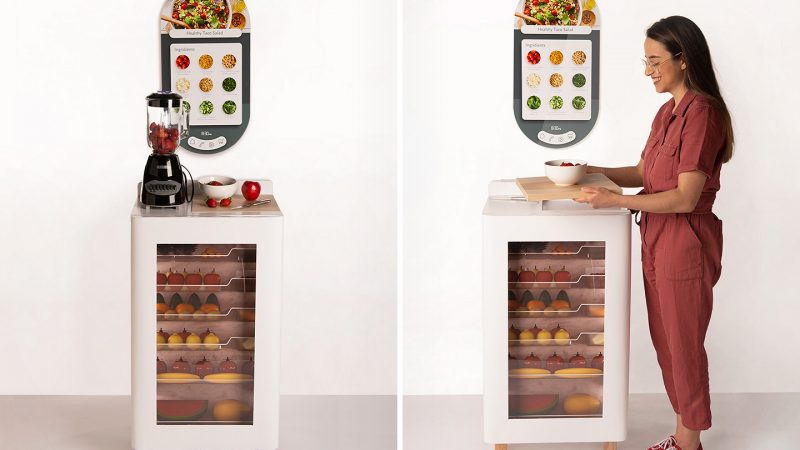 Fresh Fridge, il frigo con lo specchio magico che migliora l’alimentazione
