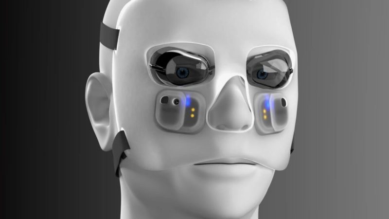 Il computer da apnea Oxama parla a chi lo indossa attraverso il viso