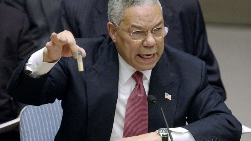 Qui giace Colin Powell…