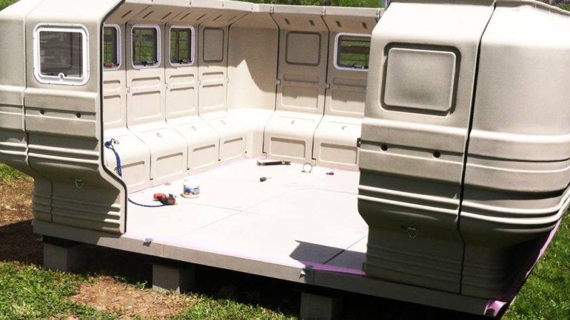 Quite Lite Quick Cabin, in 2 ore un’astronave “istantanea” da campeggio