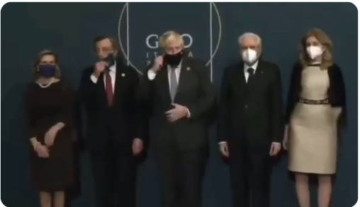 g20 senza mascherina