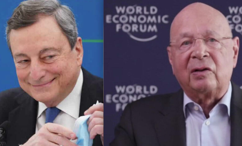 In tandem con Draghi: Klaus Schwab, un transumanista a Palazzo Chigi