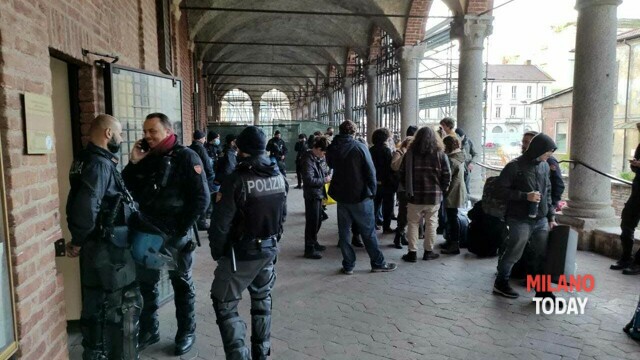 Milano. Polizia in università, sgombero e denunce per gli studenti