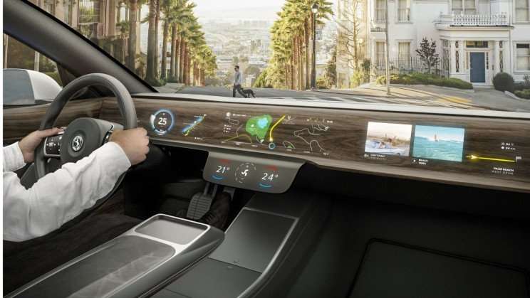 ShyTech, schermo auto “timido” che appare solo quando serve