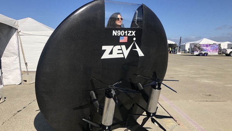 ZEVA Aero sviluppa l’eVTOL personale che vola fino a 250km orari