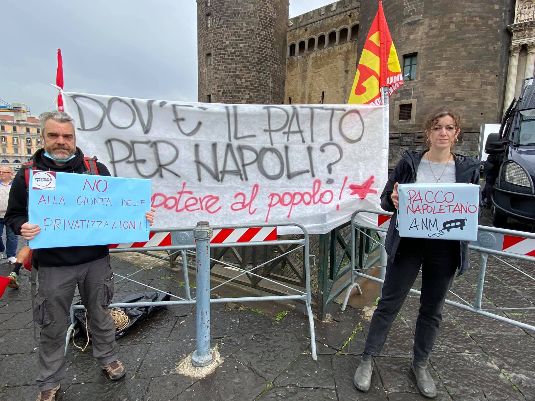 A Napoli solo 85 milioni  dal governo in cambio di privatizzazioni, aumenti delle tasse, svendita del patrimonio