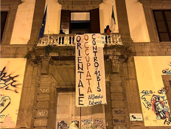 Napoli. Occupata l’università orientale contro il 41bis